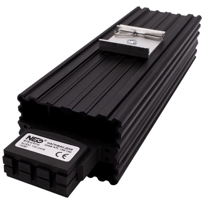 Обогреватель на DIN-рейке CNC NTL 156-150 150 Вт 120-240 В AC/DC для шкафов (Б00044265) Обогреватель на DIN-рейке CNC NTL 156-150 150 Вт 120-240 В AC/DC для шкафов (Б00044265)