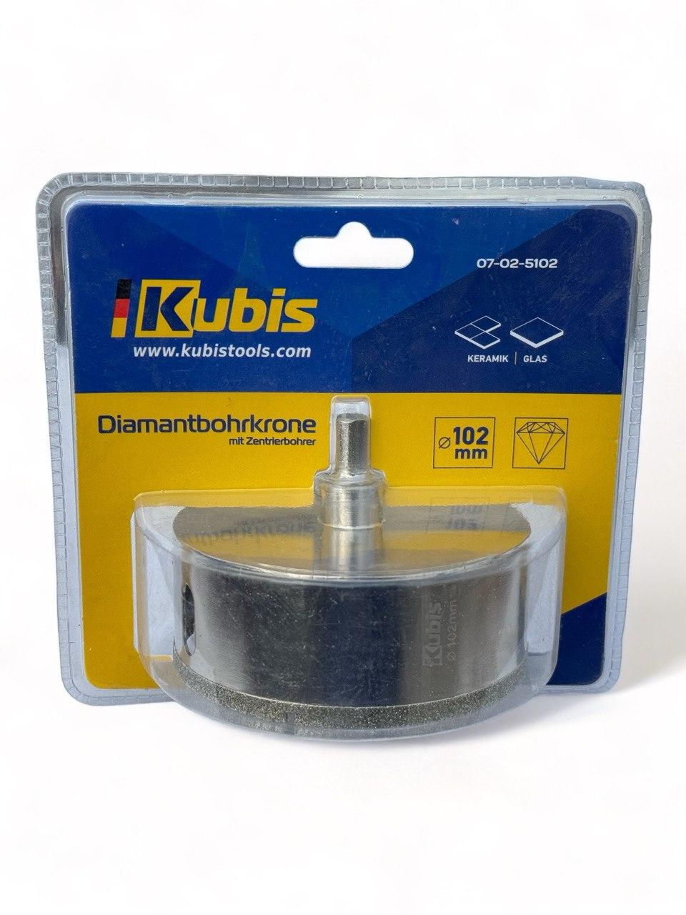 Свердло корончасте алмазне Kubis Vacuum Brazed 102 (07-02-5102)