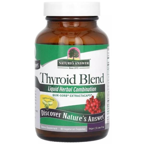 Комплекс для профилактики щитовидной железы Nature's Answer Thyroid Blend 90 вег. капс. (000022211)