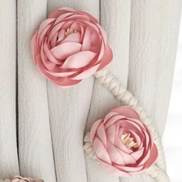 Набор зажимов для штор 2 шт. Пудровый (C01179) - фото 4 Набор зажимов для штор 2 шт. Пудровый (C01179) - фото 4