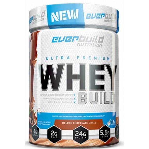 Протеин Everbuild Nutrition Ultra Premium Whey Protein Build Chocolate 454 г