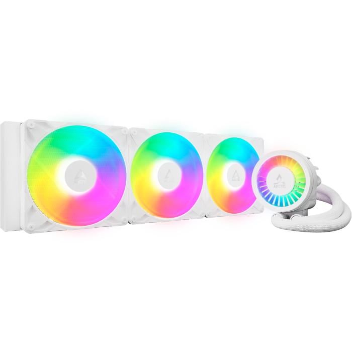 Система рідинного охолодження Arctic Liquid Freezer III Pro 420 A-RGB 3х140 мм 2500 об/хв White (ACFRE00189A)