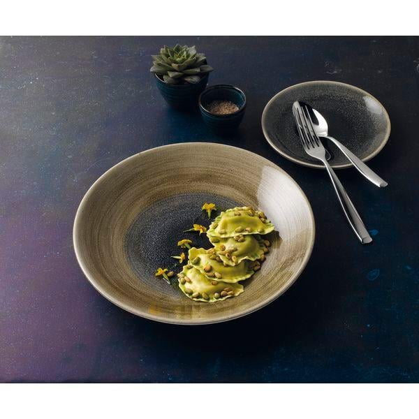 Тарелка Churchill Stonecast Aqueous глубокая 25,5 см Brown (SABTPD251) - фото 3