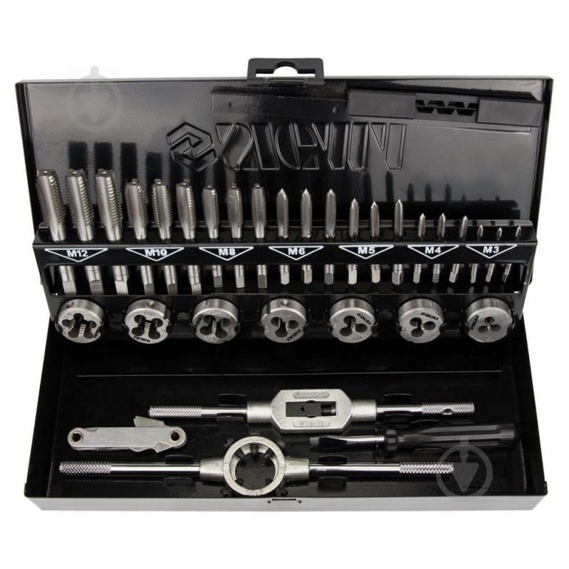 Набор плашек и метчиков 32 предмета (металлический кейс) SIGMA (1643191)