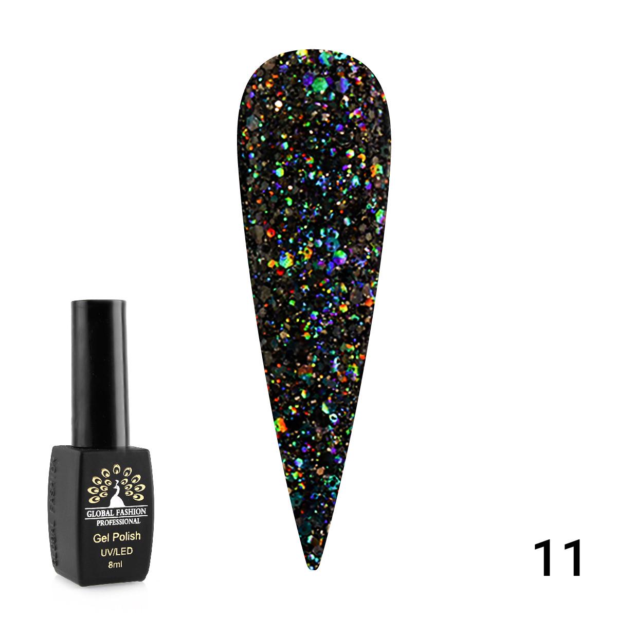 Гель-лак Diamond Ball Global Fashion № 11 8 мл Гель-лак Diamond Ball Global Fashion № 11 8 мл
