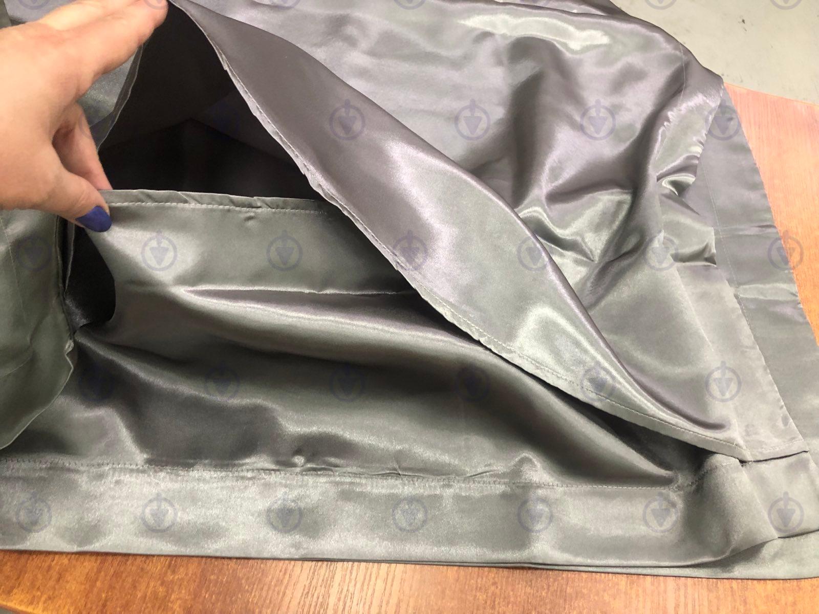 Комплект постільної білизни Moka Textile євро 4 наволочки 50х70 см/70х70 см Срібно-Зелений (2392414263) - фото 3