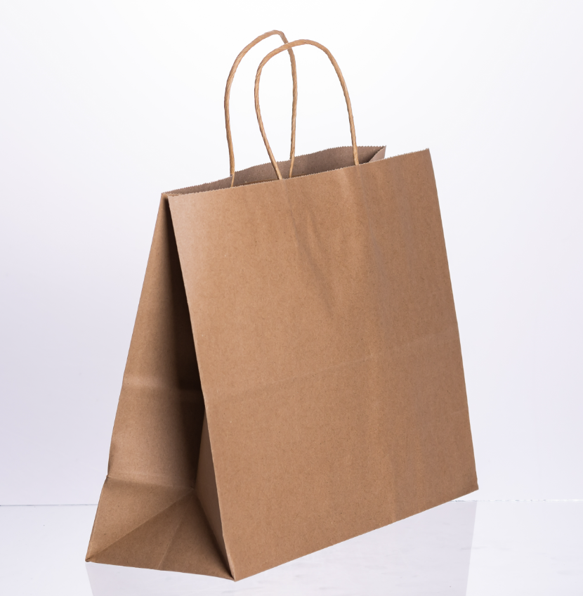 Пакет подарунковий крафтовий 31х12х25 см 12 шт. Бежевий - фото 3 Пакет подарунковий крафтовий 31х12х25 см 12 шт. Бежевий - фото 3