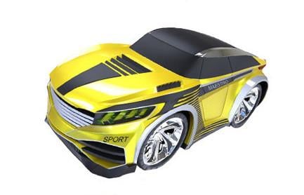 Радиоуправляемая игрушка SUNROZ Smart Watch Car Машинка в виде часов управления голосом Желтый (SUN1722)