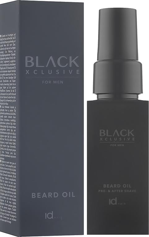 Олія зволожуюча id Hair Black XCLS Beard для бороди та догляду за шкірою до та після гоління 30 мл (31106920)