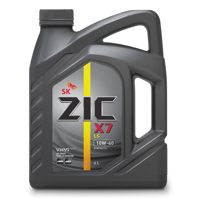 Олива ZIC X7 LS 10W-40 бензин 6 л (36857428)