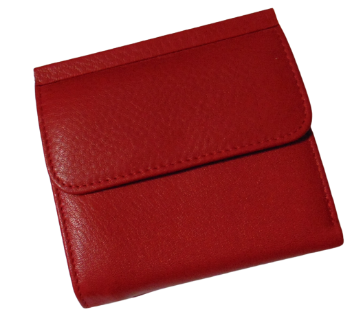 Кошелек из натуральной кожи на магните Genuine 4459 Красный (1735552050)