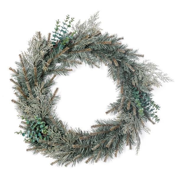 Вінок Novogod’Ko Буковель 50 см Блакитний (904455)