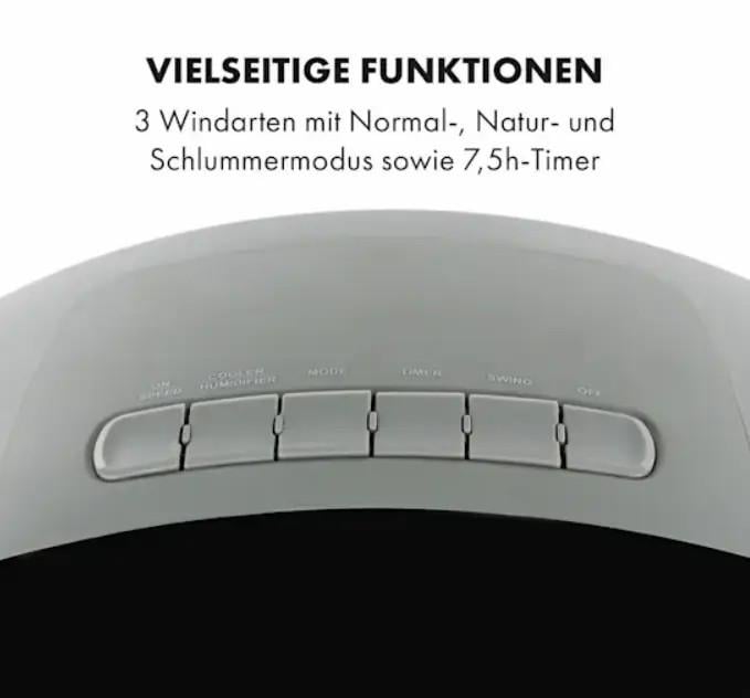 Вентилятор/охладитель/увлажнитель воздуха KLARSTEIN Whirlwind 1600 м³/час (10031487) - фото 2