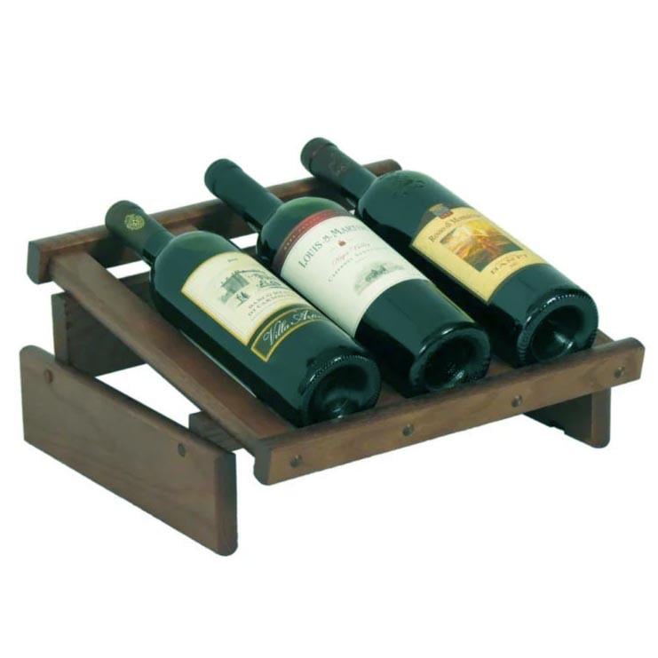 Полиця для вина настільна Олібер 3 Капучино (Впс-303009)