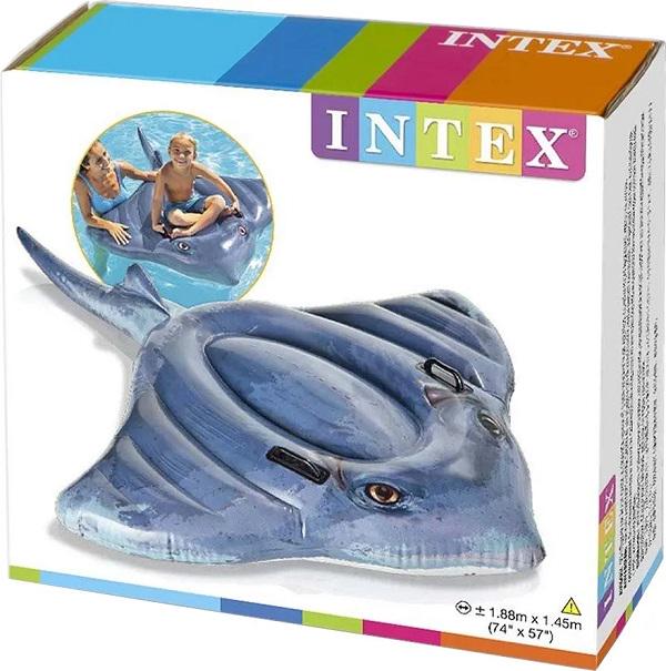 Плит надувной Intex 57550 NP Скат 188х145 см (57550) - фото 4