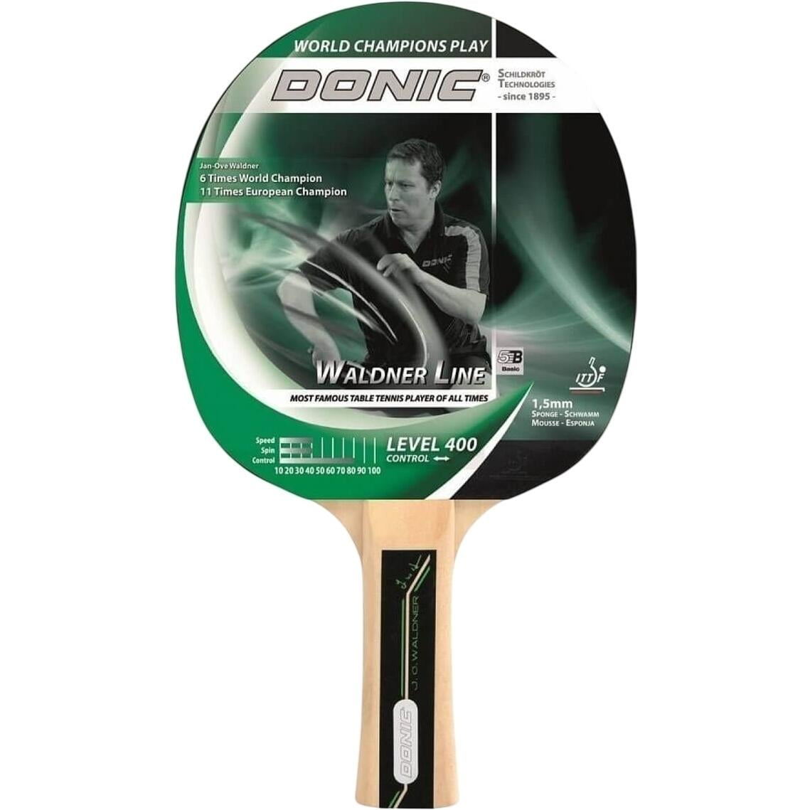 Ракетка для настольного тенниса Donic WALDNER 400 Светло-коричневый (713062)