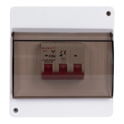 Корпус пластиковый ENEXT e.plbox.stand.n.06k 6 модульный навесной (29876128)