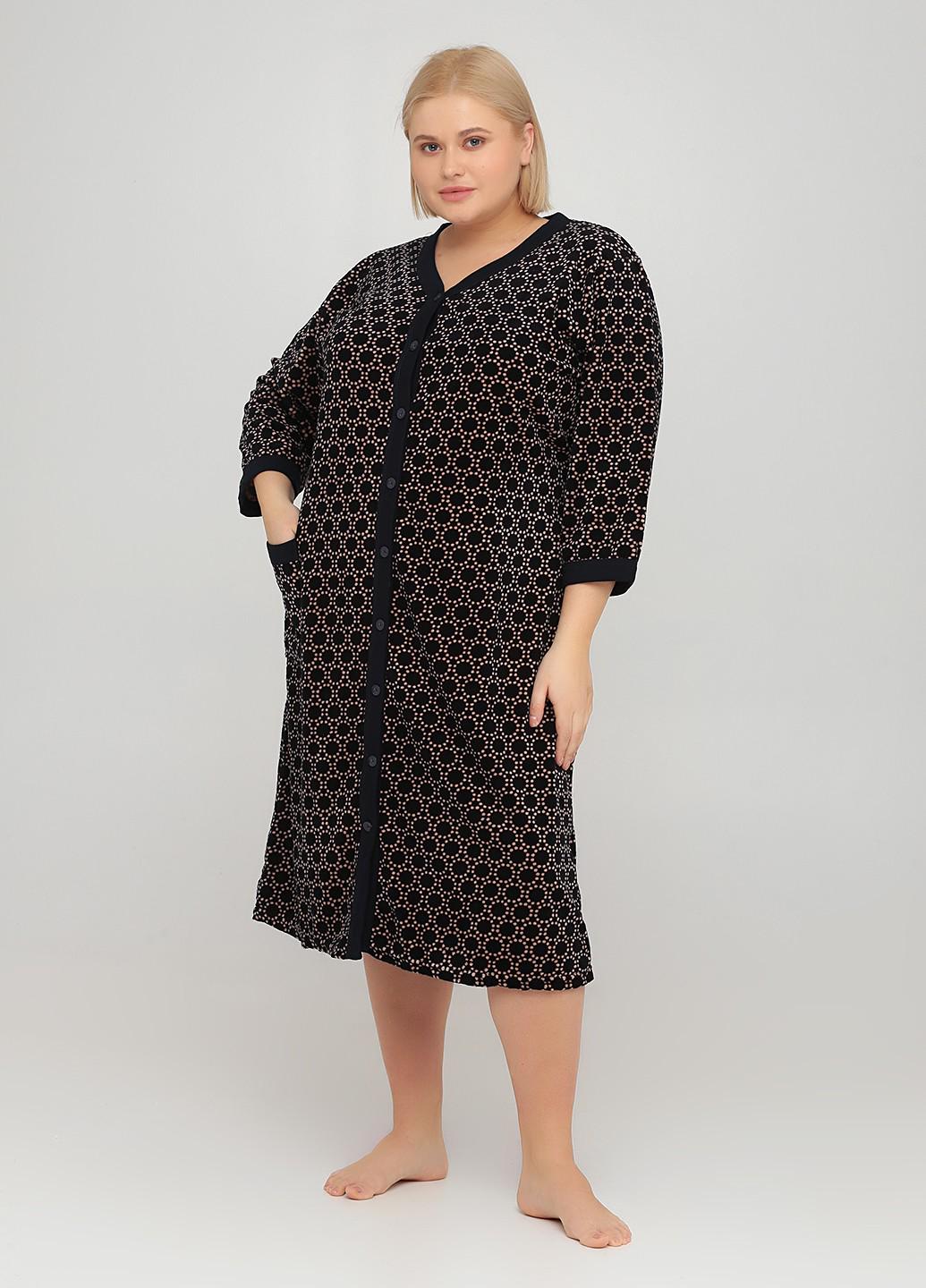 Халат женский Romeo Life 3XL Черный (1015-04)