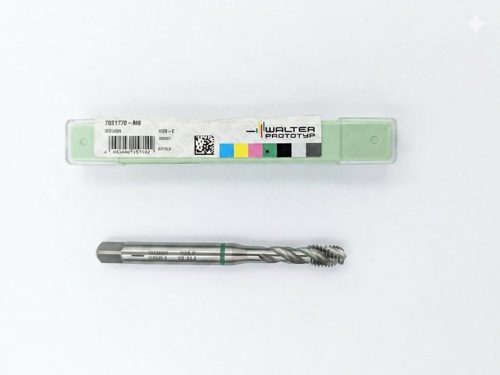 Мітчик Walter М8 HSSCo гвинтова канавка