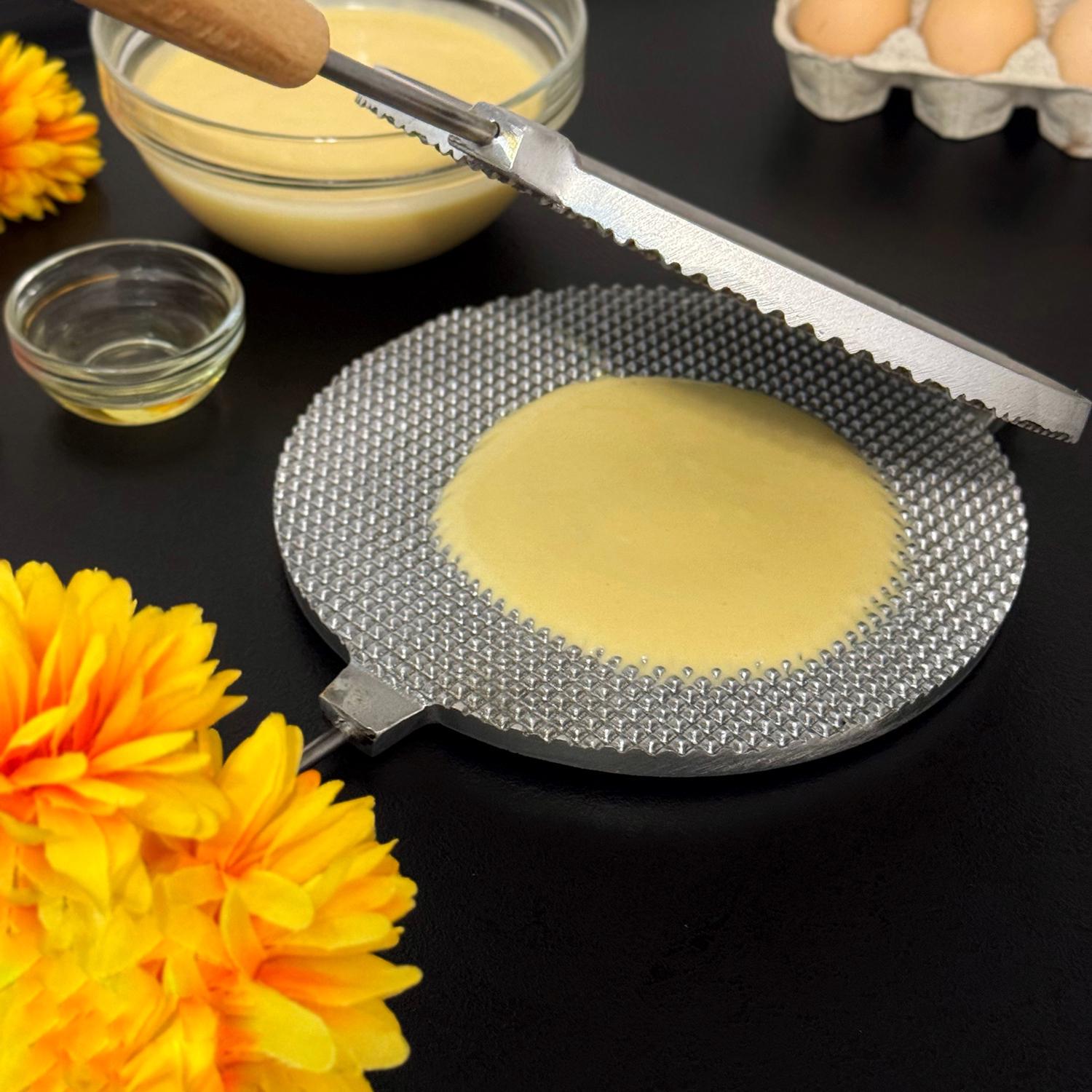 Форма для випічки вафельних коржів для тортових вафель на плиті Ø 18 см зі знімними ручками (28843773) - фото 26 Форма для випічки вафельних коржів для тортових вафель на плиті Ø 18 см зі знімними ручками (28843773) - фото 26