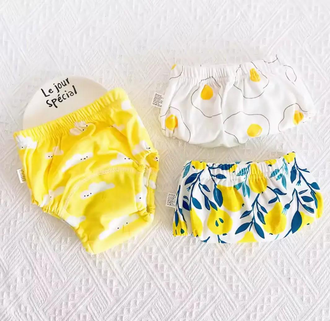 Набір дитячих трусиків-підгузків тренувальних багаторазових 3 шт. М/11-16 кг (26945975)