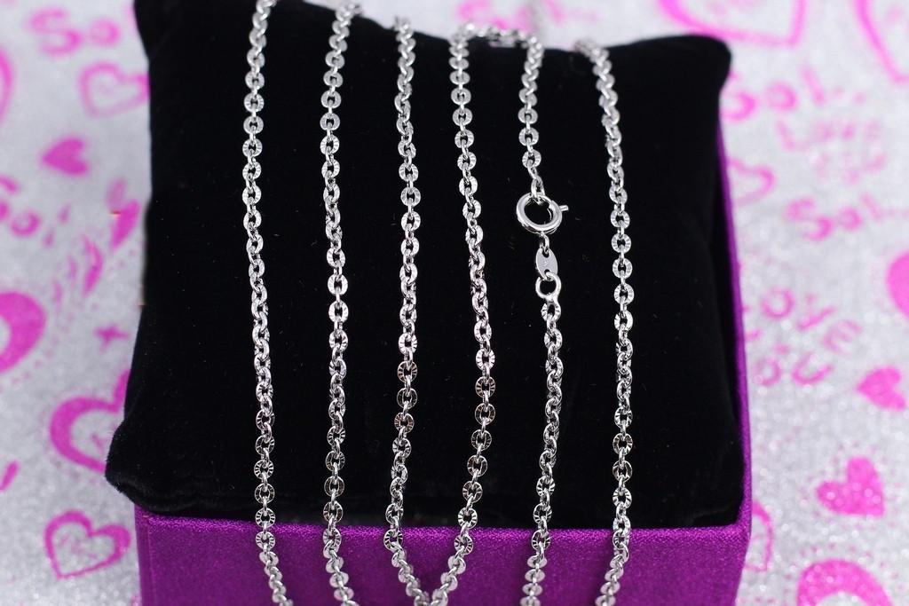 Цепь Xuping Jewelry Якорная с огранкой 60 см 2,5 мм Серебристый (1449059862)