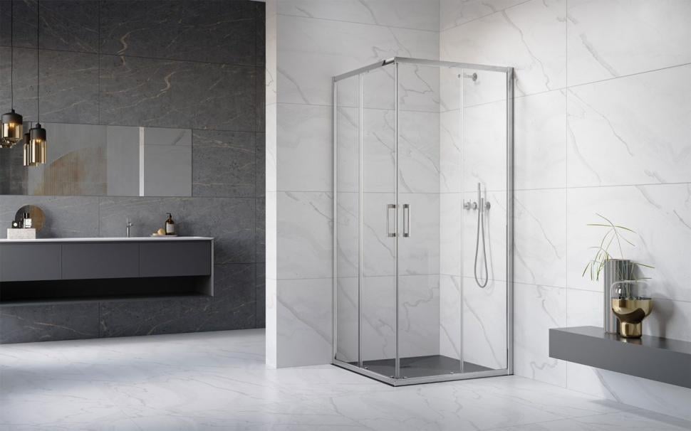 Часть душевой кабины левая Radaway Premium Pro KDD безопасное стекло 90x90 см Прозрачный (1017090-01-01L)