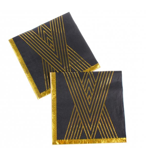 Салфетки праздничные Gold lines 20 шт. 33х33 см (51175)