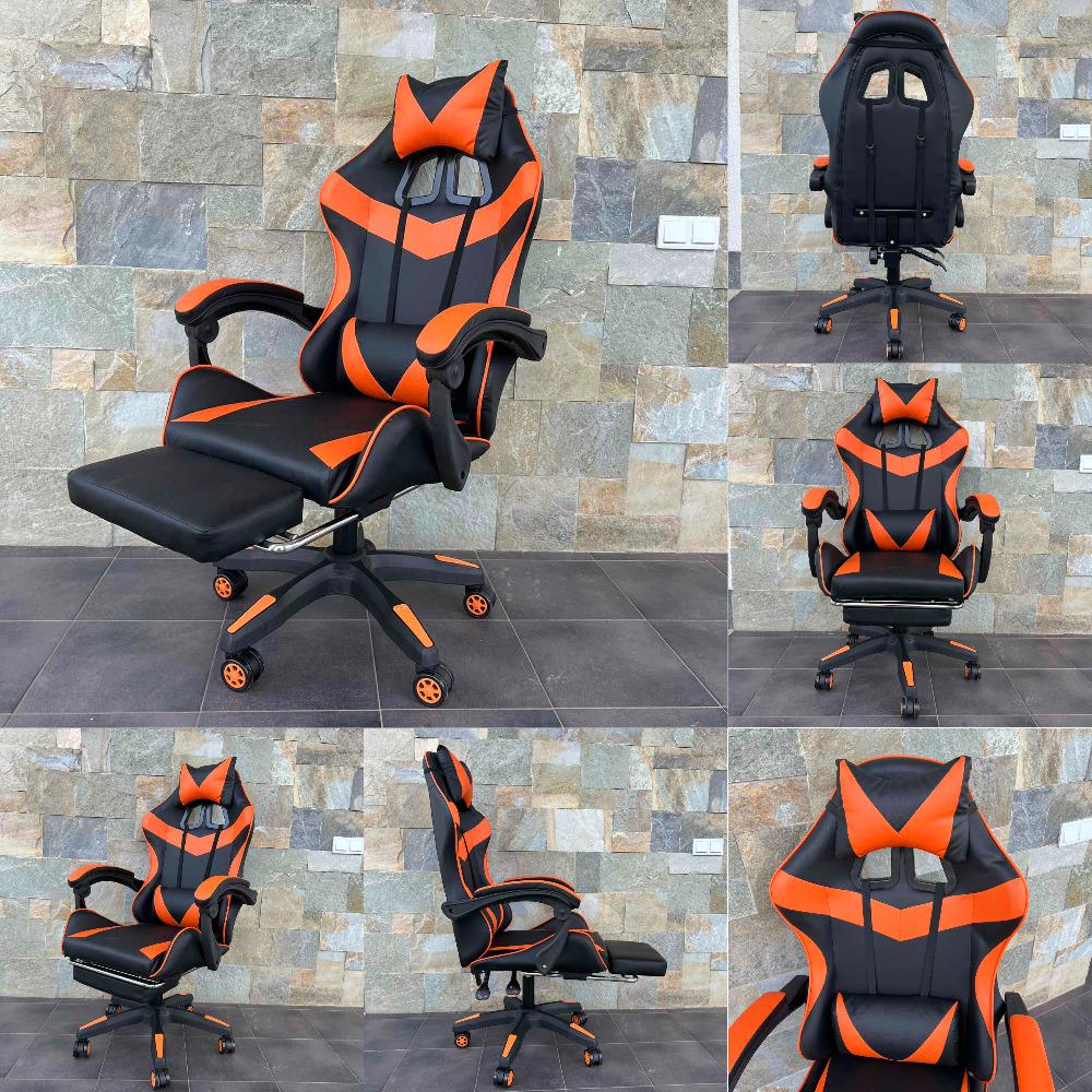 Кресло геймерское Prestige 730 Черно-оранжевый - фото 2 Кресло геймерское Prestige 730 Черно-оранжевый - фото 2