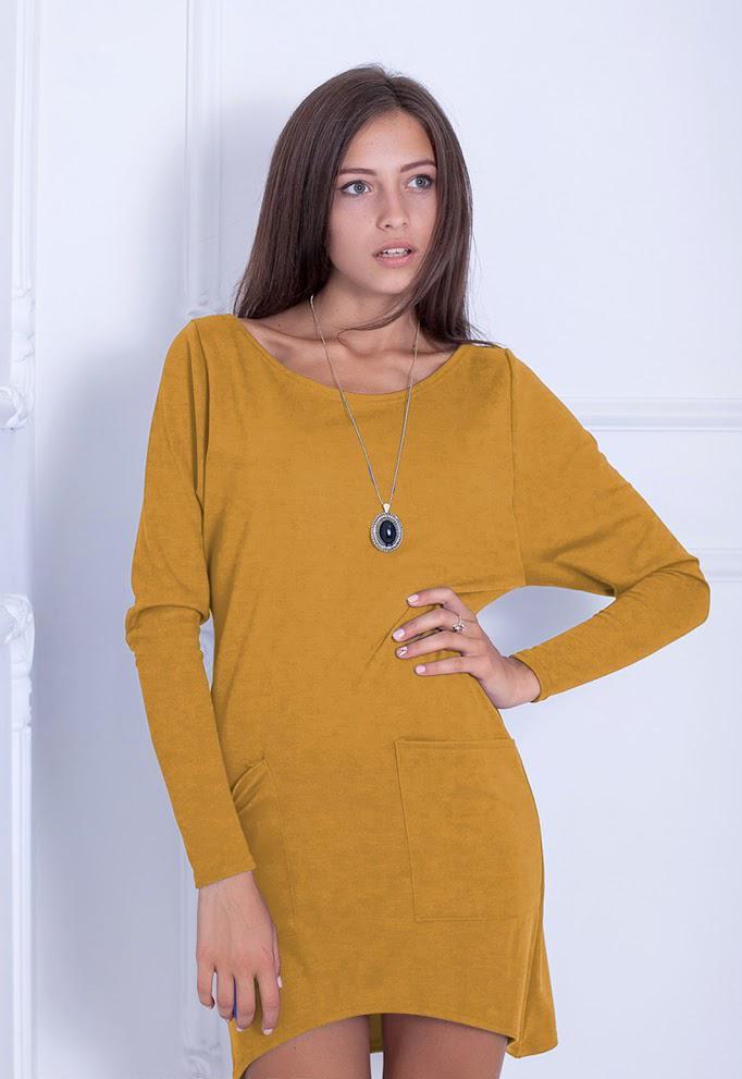 Платье Podium Toddalia 14548-MUSTARD XL Горчичный