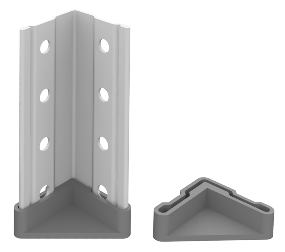 Стеллаж металлический 2х100 кг/п 1000х700х400 мм на болтовом соединении. - фото 2