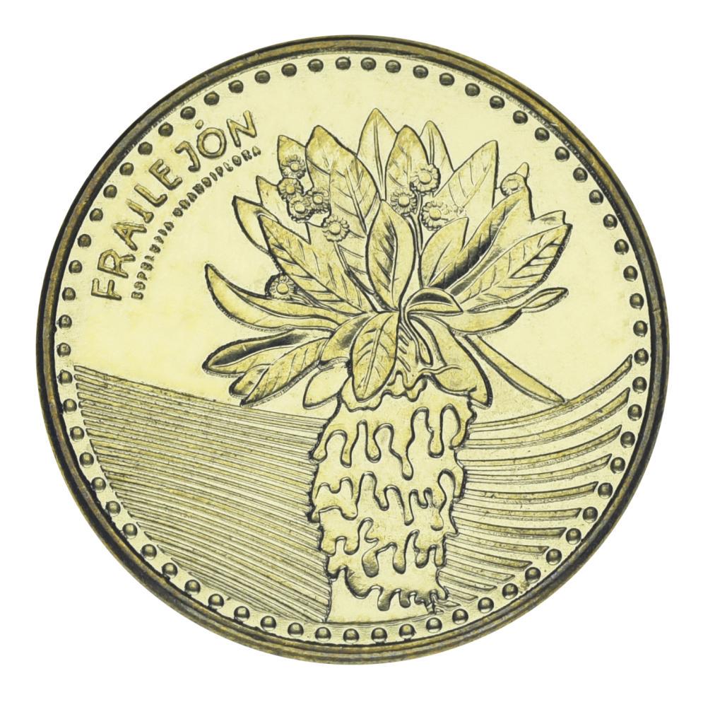 Коллекционная монета Колумбия 100 песо 2026 UNC Растение (М25471)