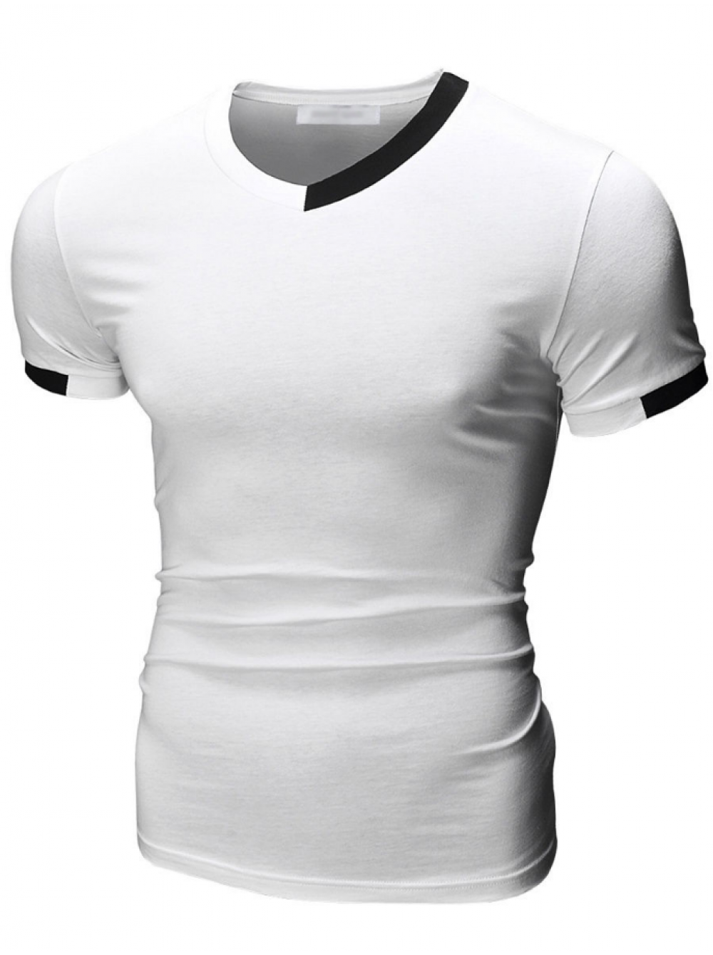 Футболка мужская Slim Fit трикотажная XXL Белый (12048791)