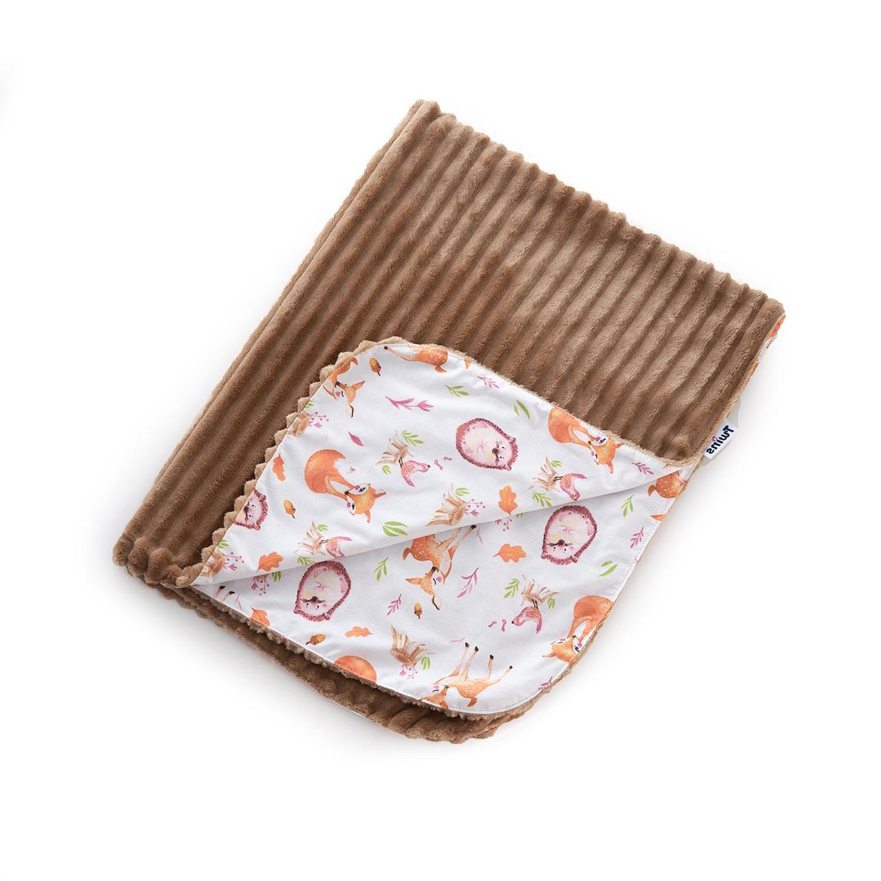 Плед гипоаллергенный детский Twins Trip Summe 104x80 см Латте