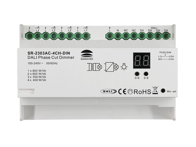 Димер SR-2303AC-4CH-DIN (17844)