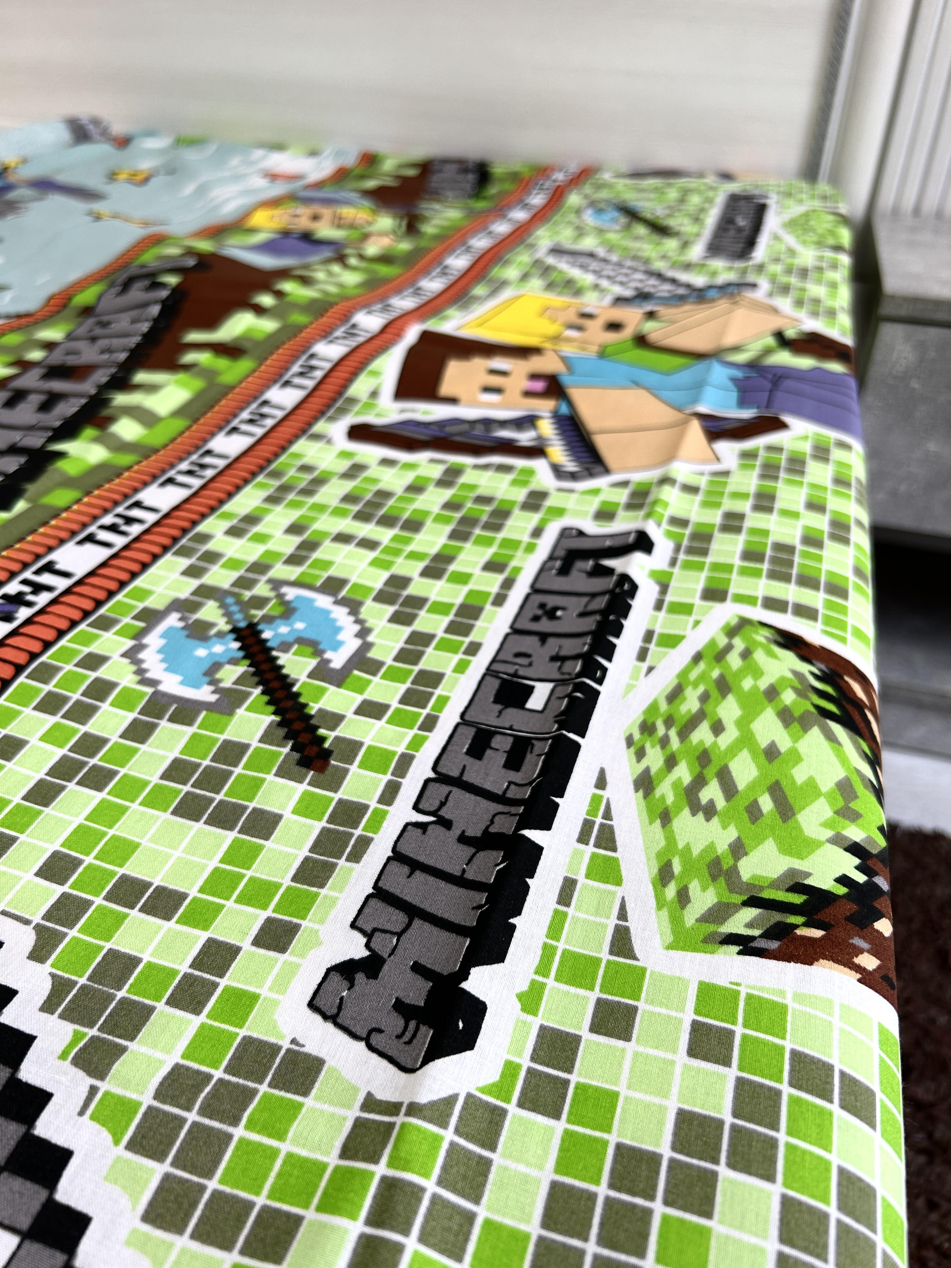 Простирадло на гумці Minecraft Бязь голд 90x200 см (G-4145/x90)