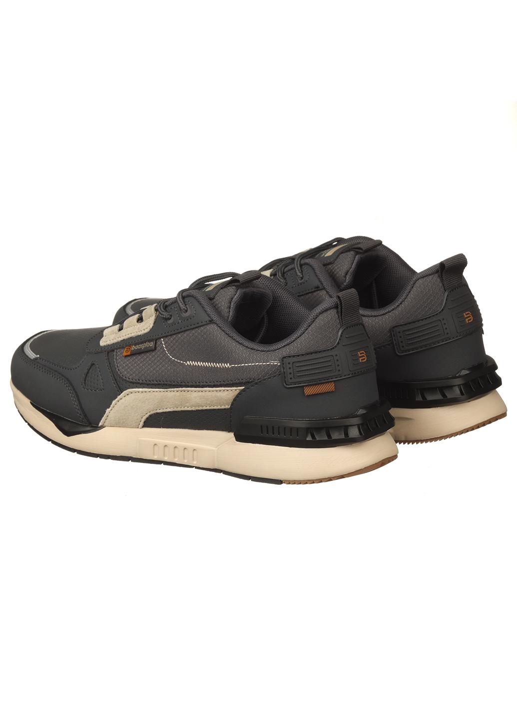 Кросівки чоловічі BaaS M7460-2 комбінований р. 42 Сірий (20031) - фото 3