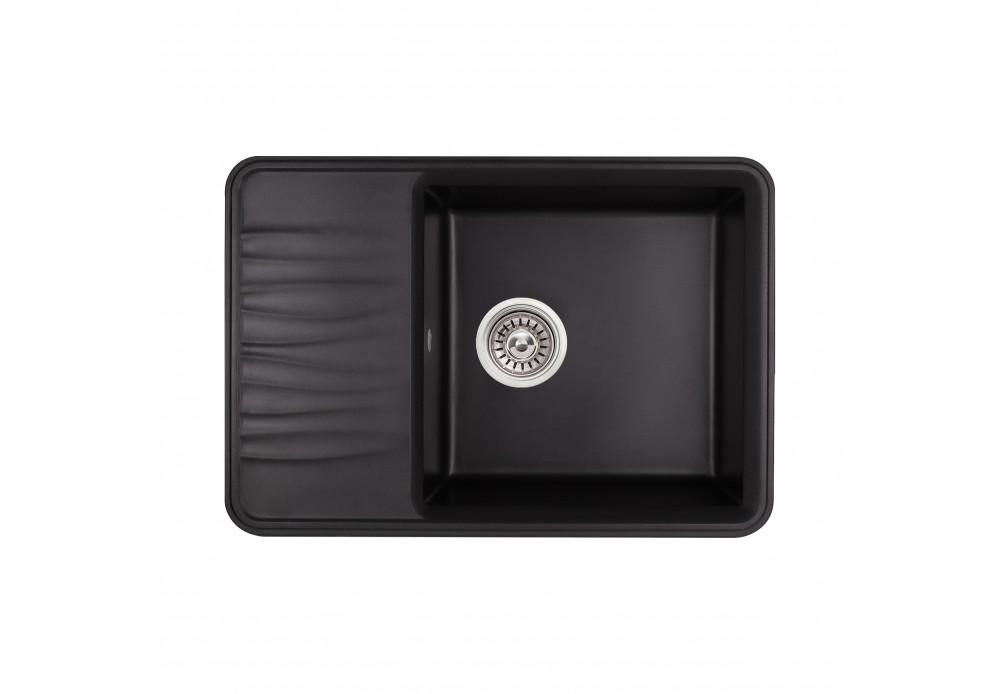 Кухонная мойка Q-tap CS 7440 Black (QT7440BLA404)