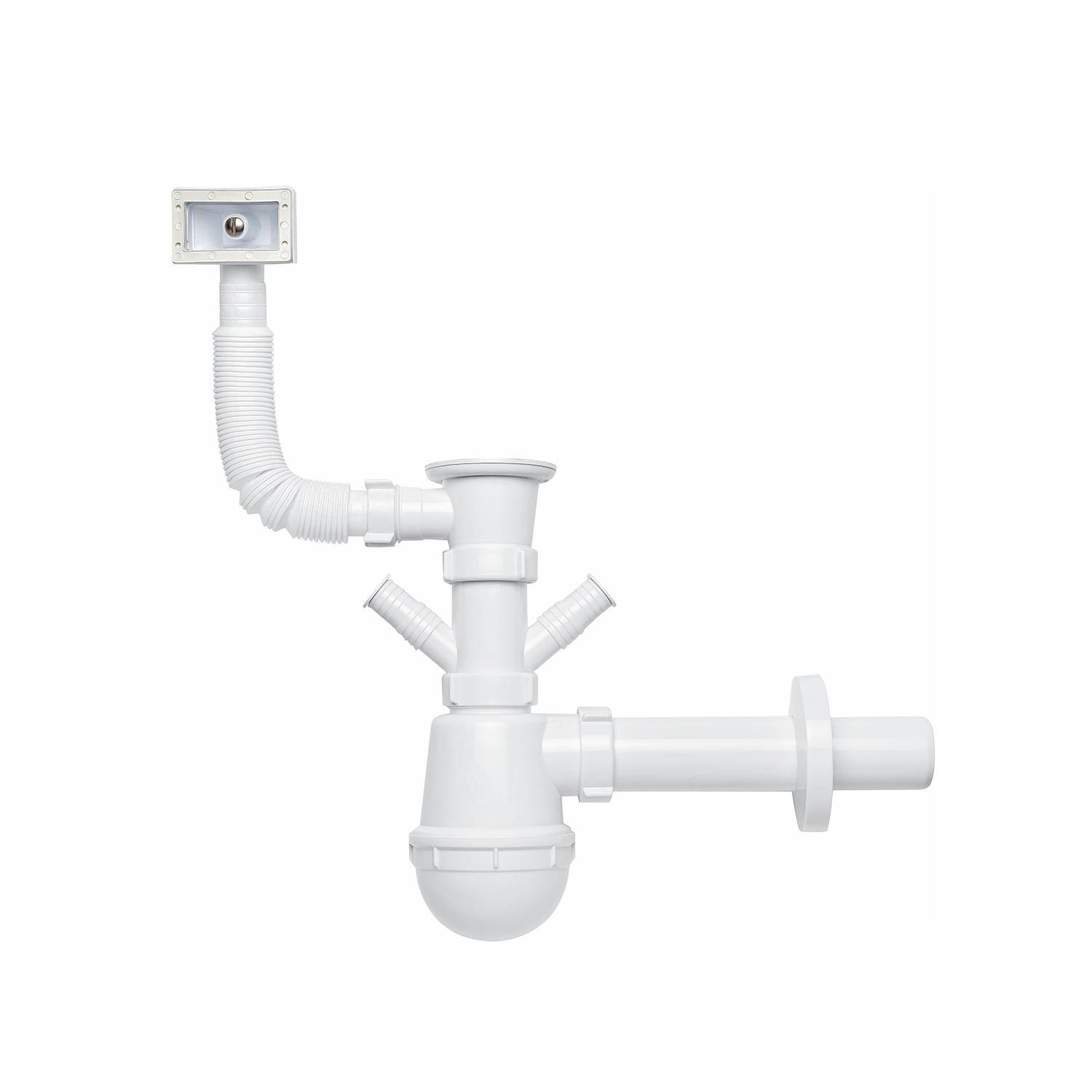 Сифон для кухонной мойки KronoPlast SM26030302 (370521)