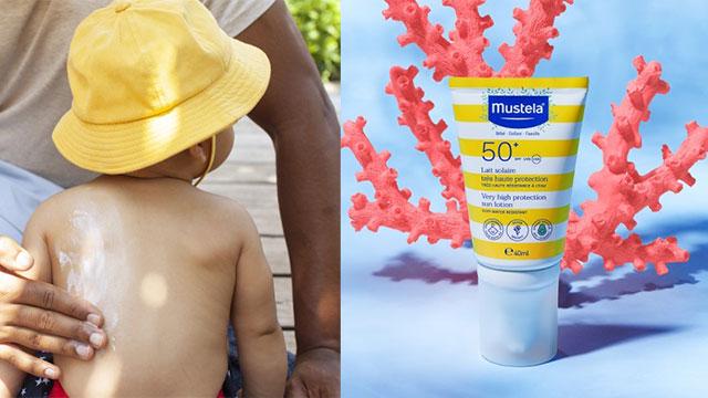 Сонцезахисне молочко для дітей Mustela Lait Solaire Très Haute Protection Bébé-Enfant-Famille SPF50+ 40 ml - фото 3