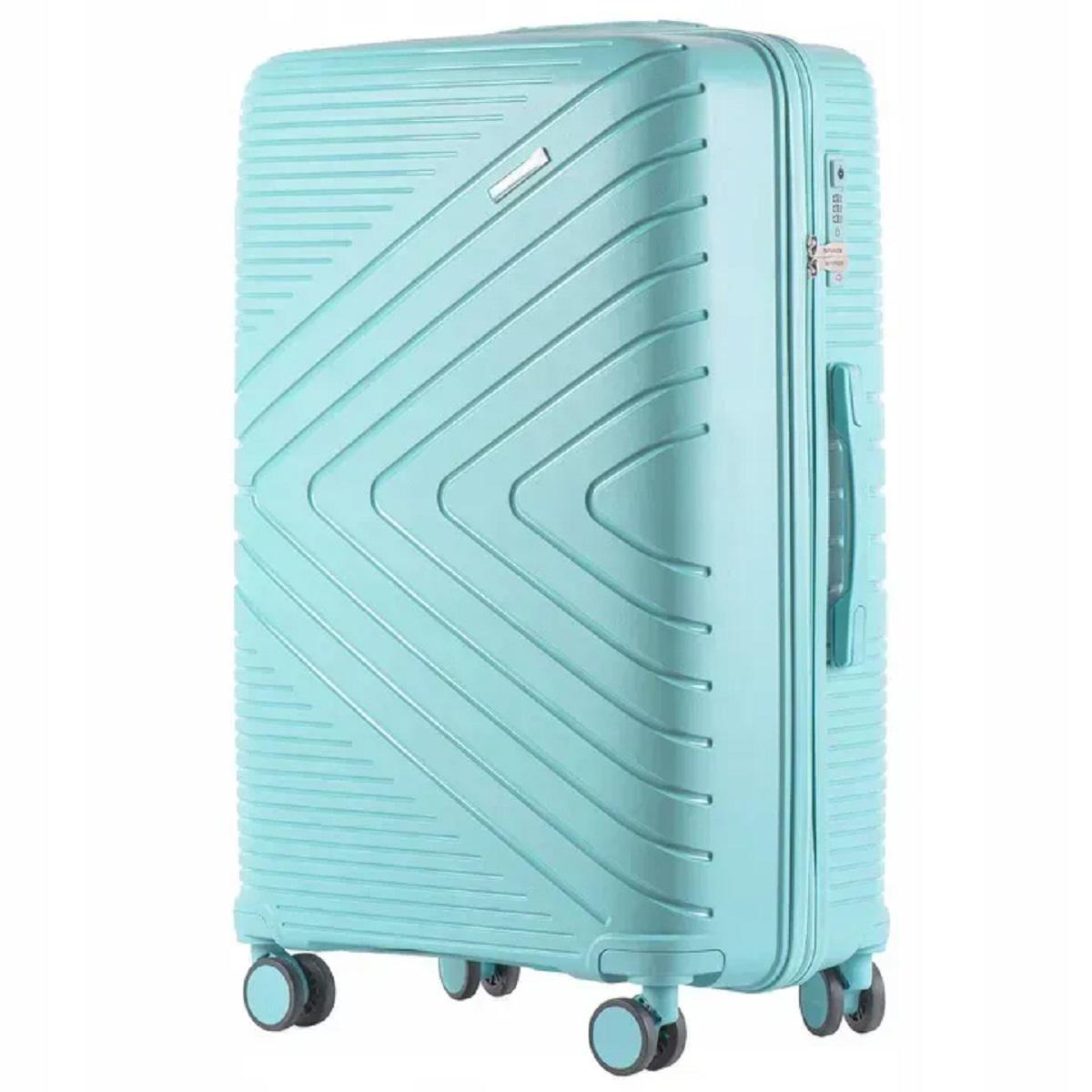 Валіза поліпропіленова Wings 181-05 велика Блакитний (Wp00530)