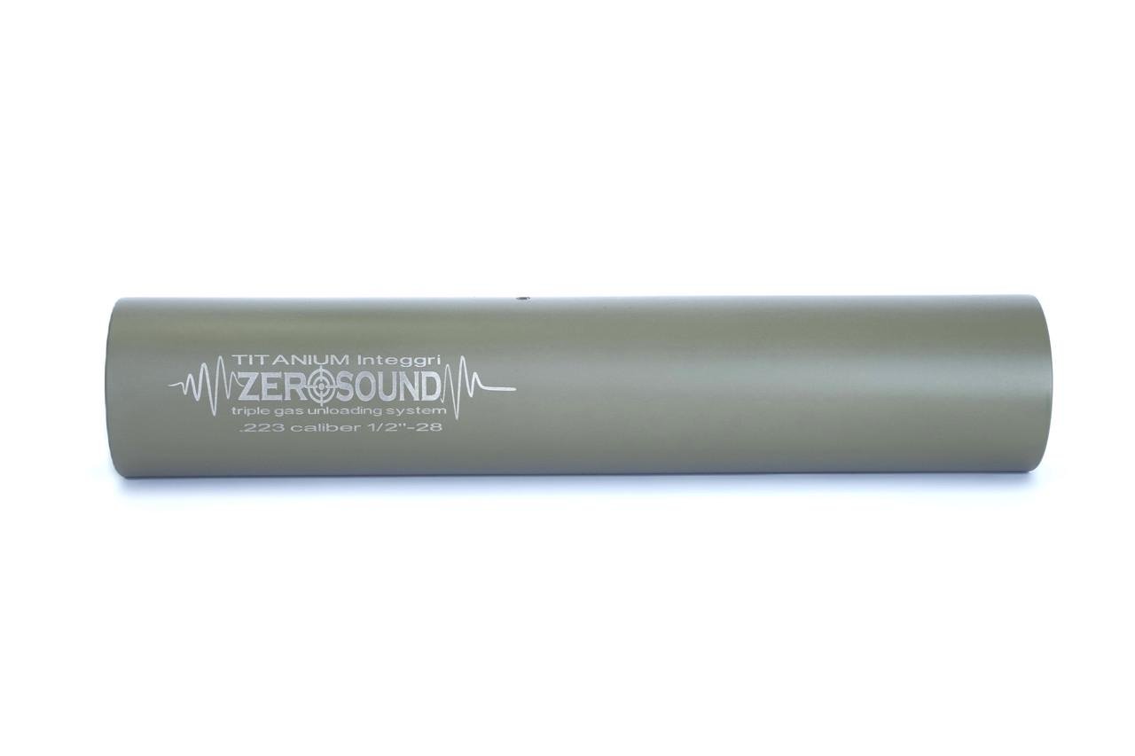 Саундмодератор интегррованый Zerosound TITAN .223cal/.243/5,45/6,5 creedmoor triple gas unloading system С - фото 3