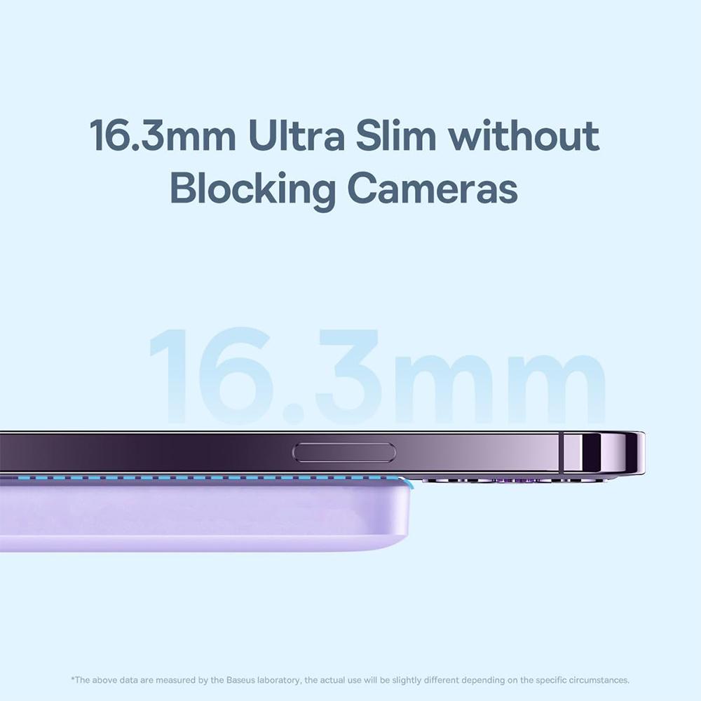 Повербанк BASEUS з MagSafe Magnetic Mini Power Bank 20W 10000mAh Purple (P10059001313) - фото 6