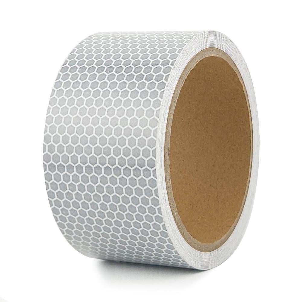 Светоотражающая лента клейкая HF Honeycomb 5 см х 5 м Белый (488497474)