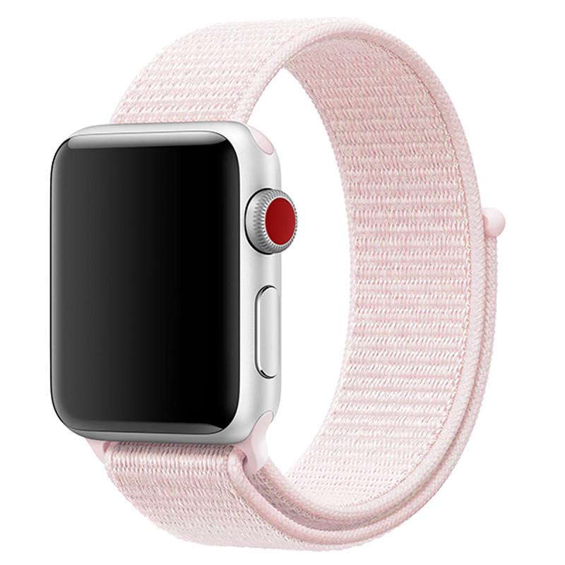 Ремешок для Apple Watch 38-40 mm Sport Loop Light Pink (29caa1-796)