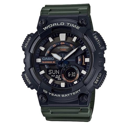 Наручные часы Casio AEQ-110W-3A кварцевые D 54 мм (11781560)