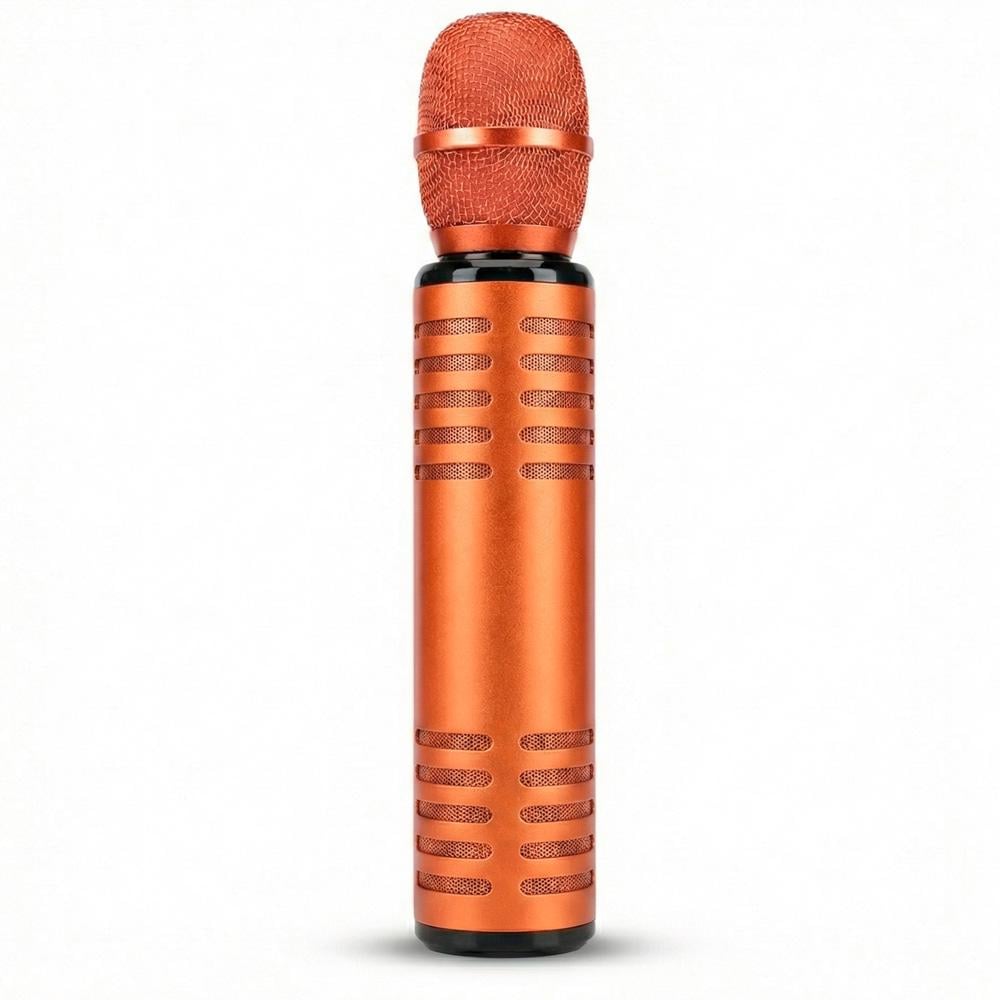 Микрофон караоке Losso K6 Premium со стерео звуком Оранжевый (601290142)
