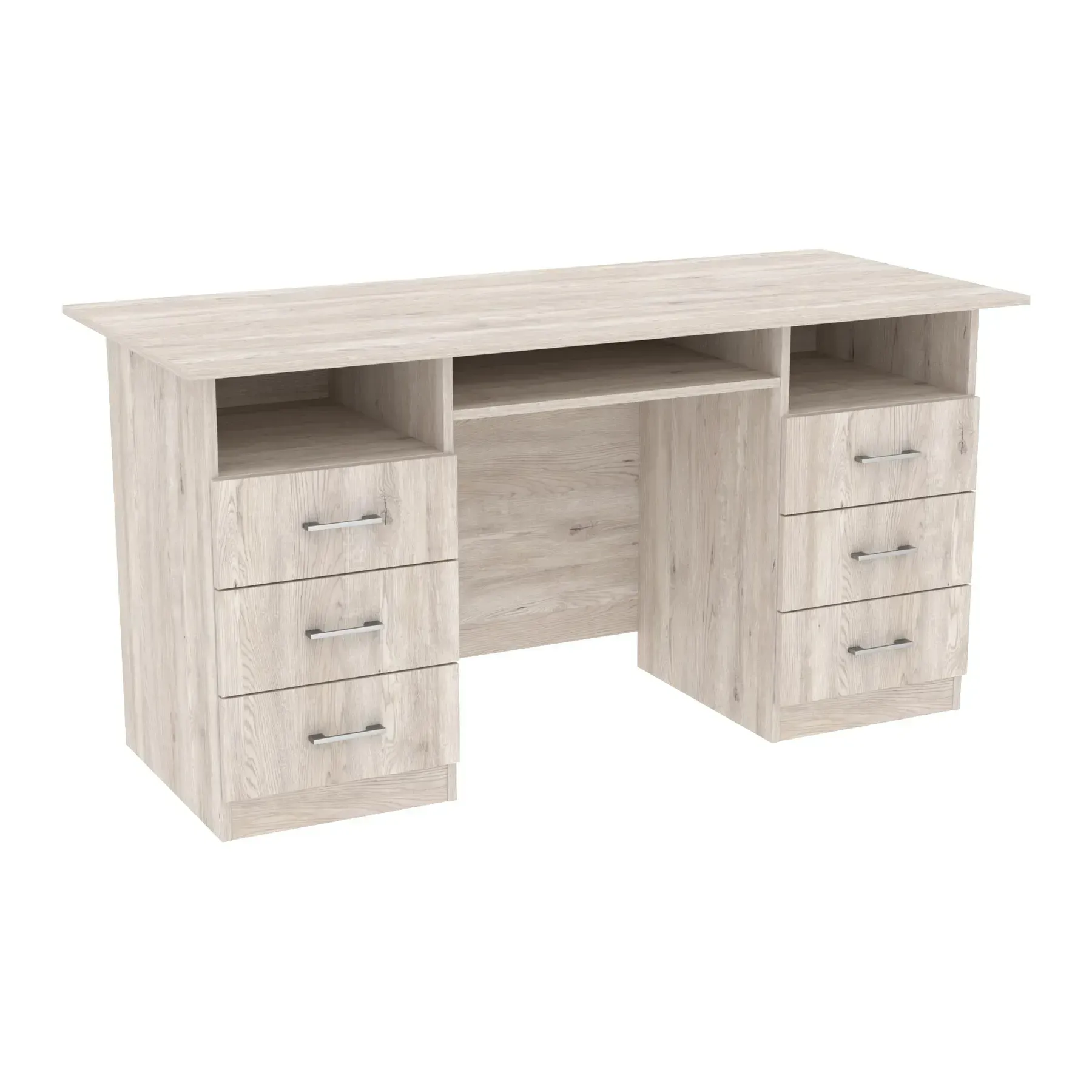 Стіл офісний Kontinent ОСП-4 1500х600х760 мм Самоа Димчастий (83457163) Стіл офісний Kontinent ОСП-4 1500х600х760 мм Самоа Димчастий (83457163)