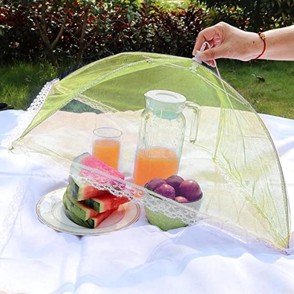 Москитная сетка складная Mosquito Cap на стол для защиты еды от мух 33х33 см (R29821) - фото 4 Москитная сетка складная Mosquito Cap на стол для защиты еды от мух 33х33 см (R29821) - фото 4