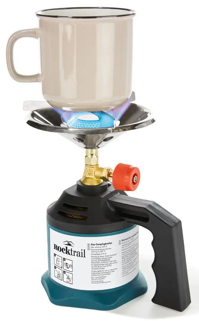 Газова плита кемпінгова Rocktrail 1200 Вт Чорний (100361500001) - фото 3 Газова плита кемпінгова Rocktrail 1200 Вт Чорний (100361500001) - фото 3